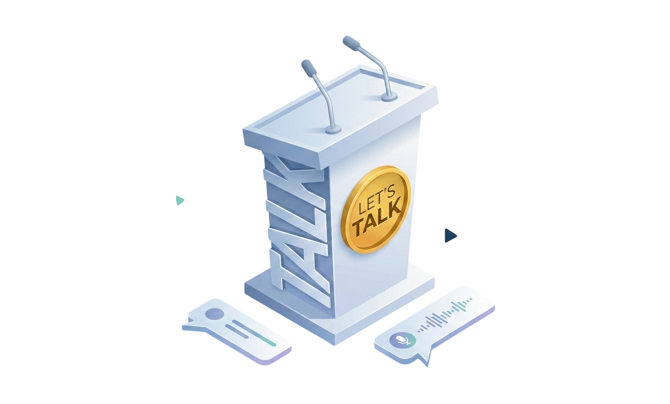 Speaking practice illustration